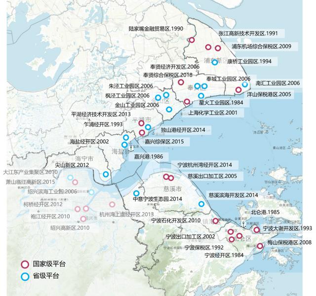 环杭州湾大湾区，上海大都市圈杭州湾战略协同区一体化行动